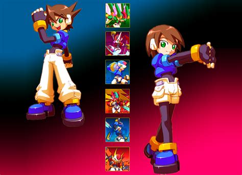 Megaman Zx Aile Y Vent Models By Gizzma On Deviantart