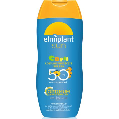 Слънцезащитен лосион Elmiplant Sun Kids Spf 50 За деца 200 мл Emagbg