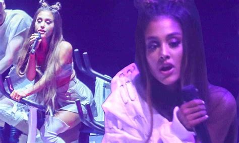 Ariana Grande Performs On A Stationary Bike In Rio