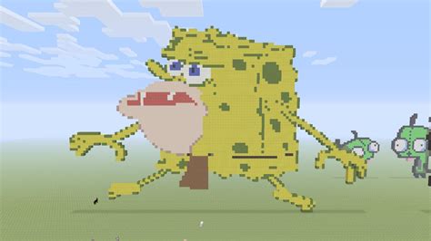 Pixel Art Primal Spongebob Meme By Thehoodedbrony On Deviantart