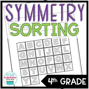 10 Worksheets Lines Of Symmetry Letters and Numbers ...