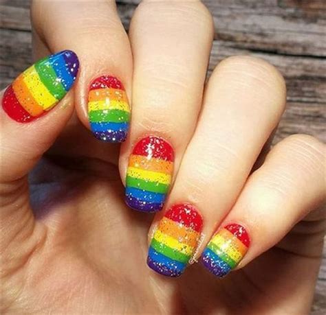 45 Best Nail Art Trends For Women Of 2020 In 2020 Rainbow Nail Art