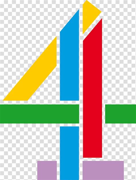Channel 4 Text Logo Television Station Identification Television