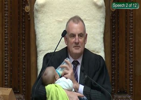 Internet Is In AWW Over New Zealand Speaker Babysitting MP S Baby During Parliamentary Debate