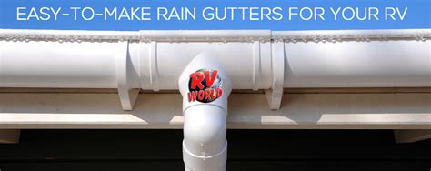 Gutter guards are an excellent way to make sure that your rain gutters never clog at the wrong time. Homemade DIY RV Rain Gutters in 2020 | Rain gutters, Diy gutters, Gutters