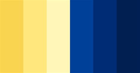 Blues For Yellows Color Scheme Blue