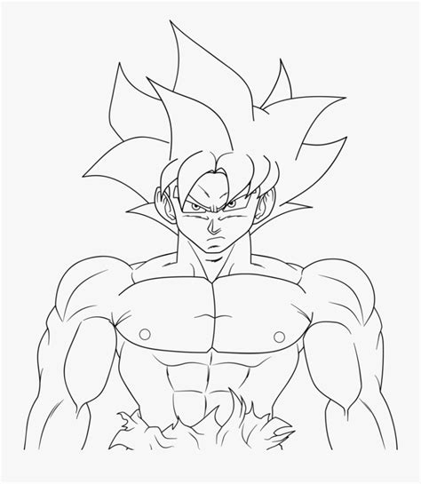 Goku Mastered Ultra Instinct Full Body Pencil Goku Drawing - Land to FPR