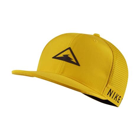 Nike Dri Fit Pro Trail Cap In Yellow For Men Lyst