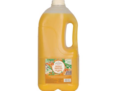Freshly Squeezed Raw Orange Juice 227l The Village Press