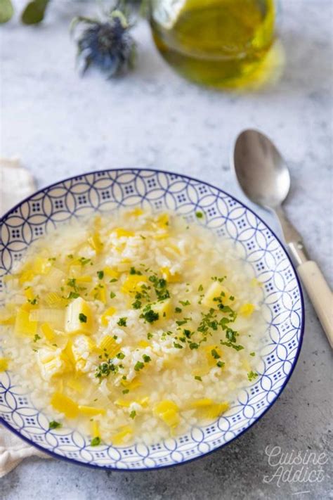 Soupe de poireaux et pommes de terre