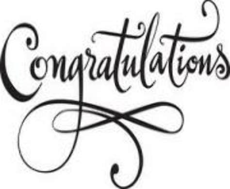 Download High Quality Congratulations Clipart White Transparent Png