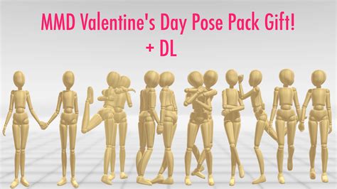 Mmd Valentines Day Pose Pack T Dl By Lumanaera On