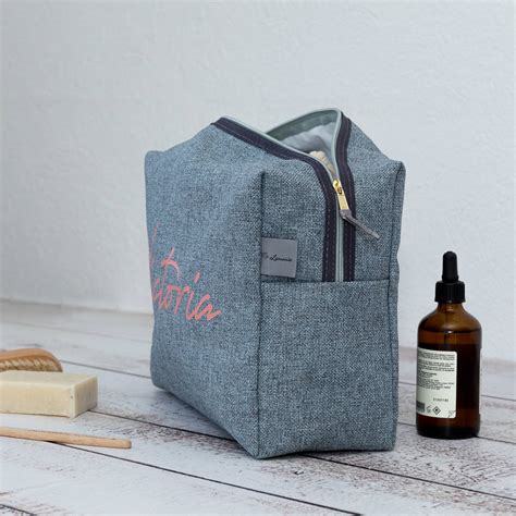 Personalised Signature Luxury Wash Bag By Love Lammie Co