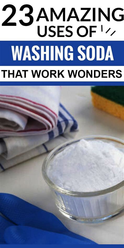 23 Clever Uses Of Washing Soda Baking Soda Uses Household Cleaning