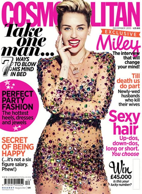 Miley Cyrus En La Portada De La Revista Cosmopolitan Red17