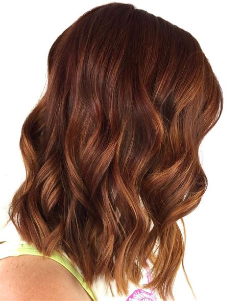 Brown Hair Color With Auburn Highlights Best Hair Color For Dark Skin