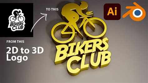 Blender Tutorial Create A 3d Logo From 2d Vector Logoarttutor Youtube