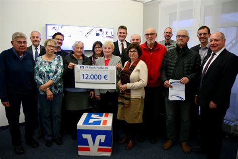 Vr bank fulda eg, filiale birstein bahnhofstr. VR Bank Fulda eG übergibt Spenden in Höhe von über 195.000 ...