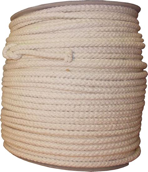 Homehobby 100 Natural 8 Strand Cotton Rope 8mm 50 Meters Bigamart