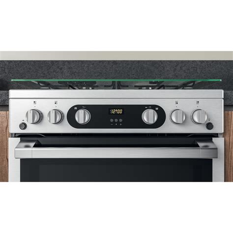 Hotpoint Hdm67g0c2cx Freestanding 60cm Gas Cooker With Double Oven Call