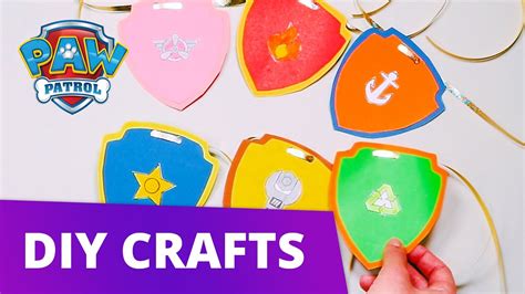 Make Your Own Paw Patrol Badge Diy Arts And Crafts For Kids Paw