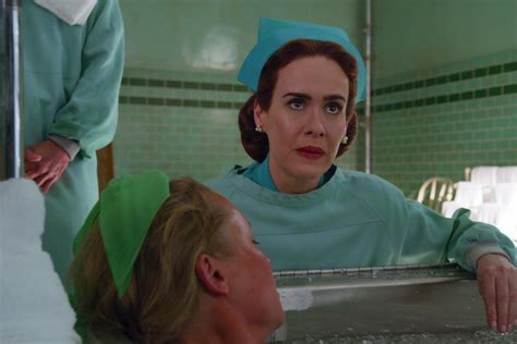 First Look At American Horror Story Creators New Series Ratched Sees Sarah Paulson Play Evil