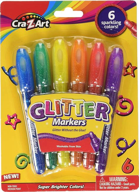 Cra Z Art Glitter Markers 6 Count 10050 Buy Online At Best Price In