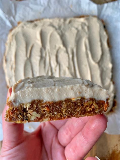 No Bake Carrot Cake Bars Thechowdown