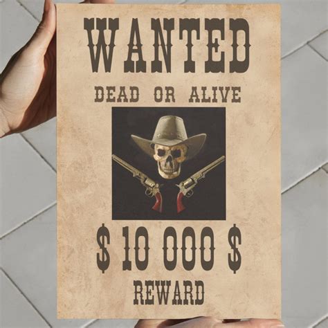 Spooky Wanted Posters Halloween Canva Templates Spooky Etsy