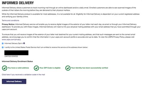 Login Usps Informed Delivery
