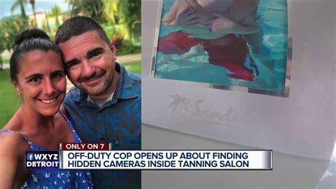 Off Duty Police Officer Speaks Out After Finding Hidden Cameras At Tanning Salon Youtube