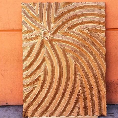 Stunning Geometric Textures Carved Into Plywood Using A Cnc Machine
