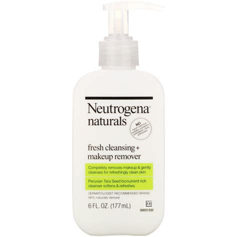 Neutrogena Naturals Fresh Cleansing Makeup Remover 6 Fl Oz 177 Ml