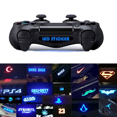 Ps4 Controller Led Light Bar Decal Sticker Cover For Playstation 4 Dual