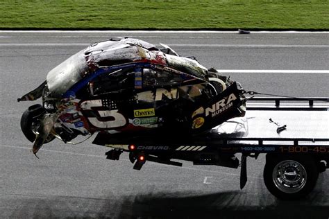 Photos Horrifying Airborne Crash At Daytona Nascar Race