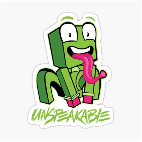 Unspeakable Gaming Stickers Redbubble