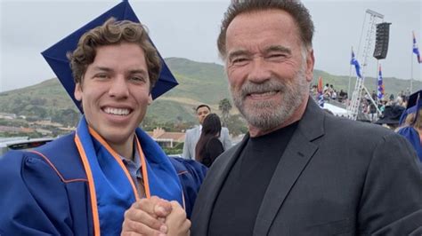 Arnold Schwarzeneggers Lookalike Love Child Son Graduates