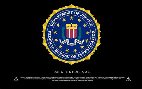 Select from premium fbi logo of the highest quality. Computer: FBI logo, desktop wallpaper nr. 58616 by ii ...