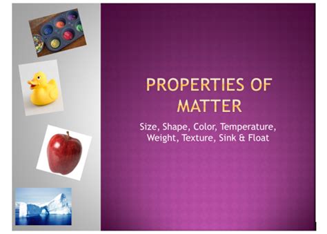 Free Properties Of Matter Powerpoint Gr 1 Alpha Kids Inc
