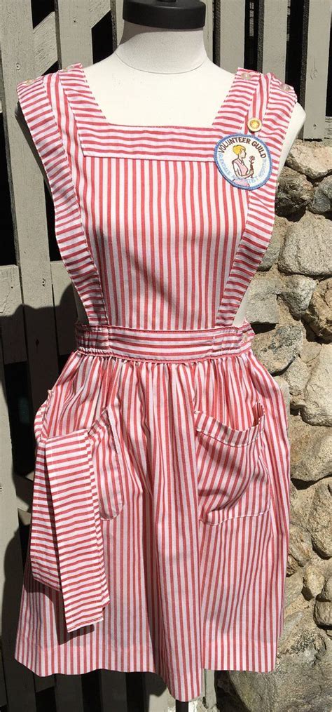 Vintage Candy Striper Volunteer Uniform Nurse Costume Etsy Candy
