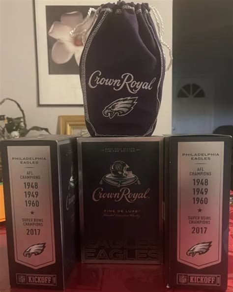 2022-2023 season limited edition philadelphia eagles crown royal package $86.00
