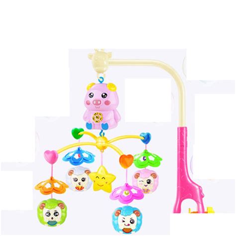 Baby Music Toys Electronic Bed Wind Bell Plastic Rattles 0 12 Months