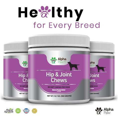 Hip And Joint Chews Alpha Paw Llc