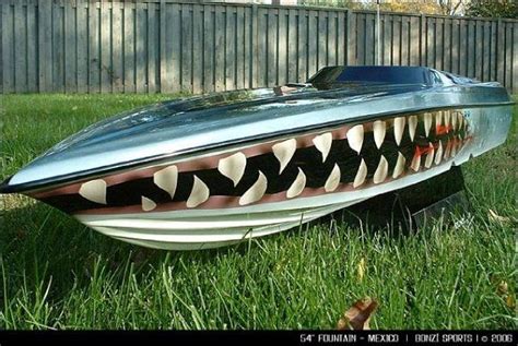The correct applicant has experience in grp timber or painting. Check out this cool Shark's Mouth 54" Fountain. | Offshore ...