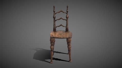 victorian chair download free 3d model by valentine vansteenbergen [7dbbf8b] sketchfab