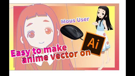 Easy To Make Anime Vector On Adobe Illustrator Youtube