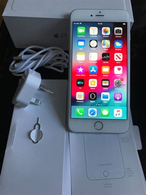 Iphone 6s Plus Silver 16gb Unlocked Boxed In Wollaton