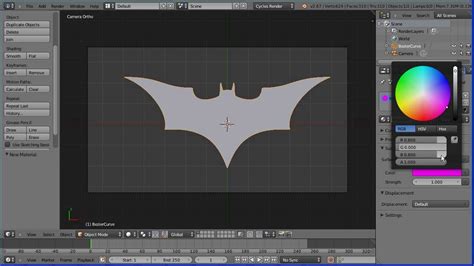 Download Blender Tutorial Using Curves to Make a Batman Logo ...