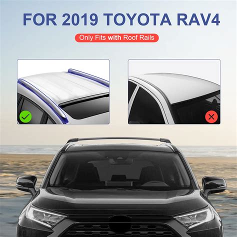 Mostplus Roof Rack Cross Bar Rail Compatible With 2019 2020 2021 Toyota