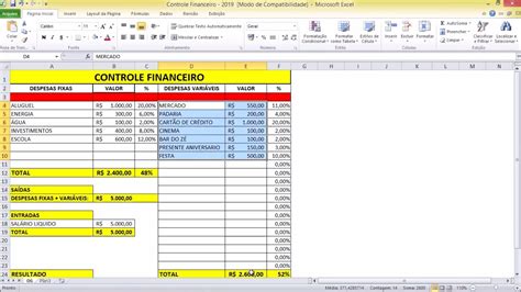 Planilha De Controle Financeiro Empresarial Excel Gratis Seputar